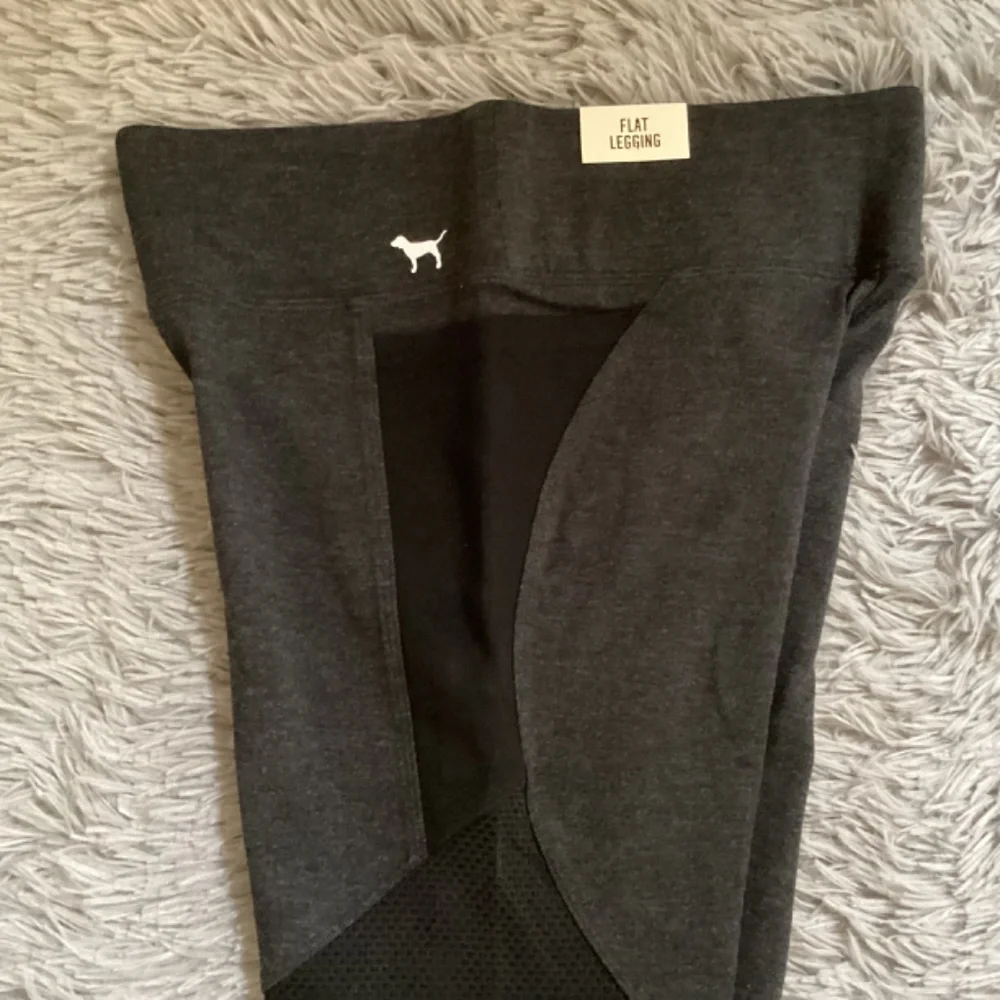 Pink Yoga Purple/Black Flat Legging Size S NWT